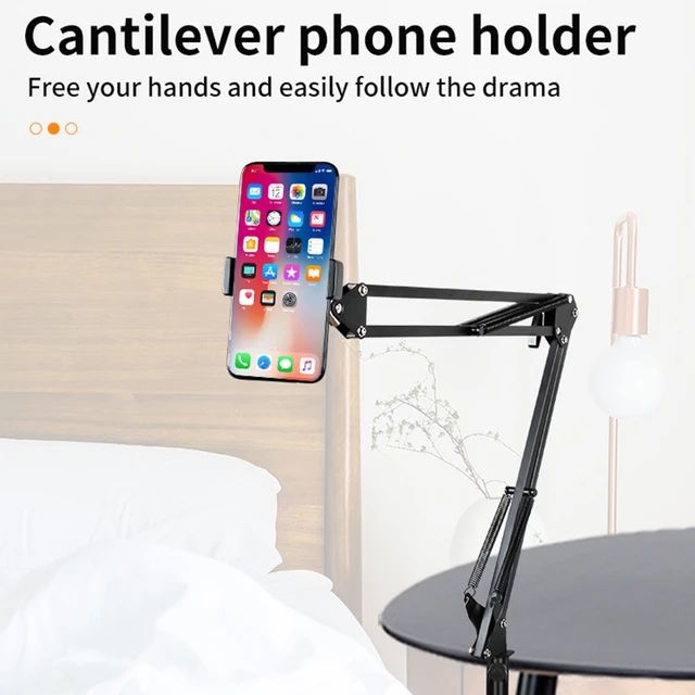 BRAZO FLEXIBLE (ALUMINIO) SOPORTE PARA CELULAR